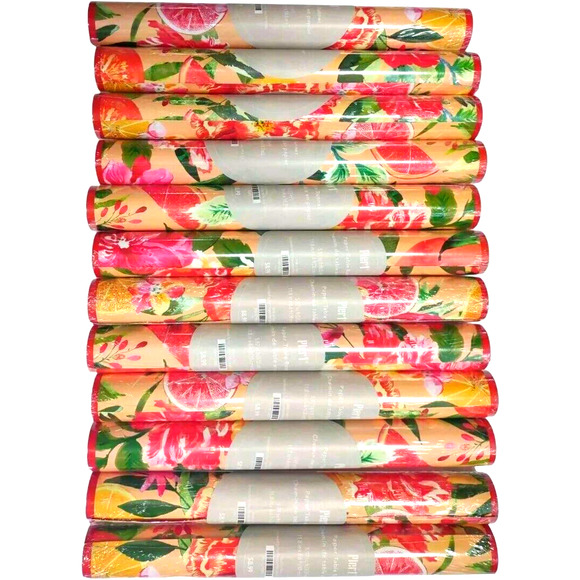 Pier 1 Wildflower Paper Table Runner Or Shelf Liner Craft Accent Lot Of 12 New - Picture 1 of 7